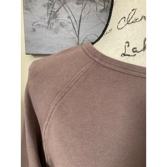 It is well women's everyday brown cotton sweatshirt made in USA, size small - Picture 4 of 12
